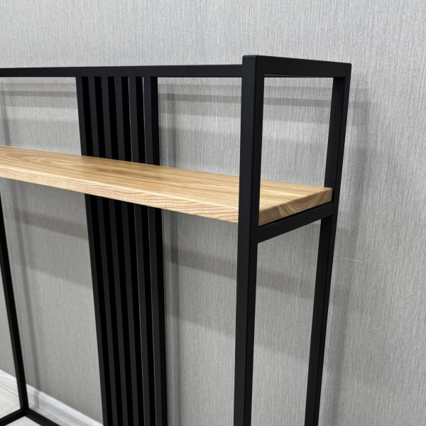 Decorative console Enigma made of ash wood