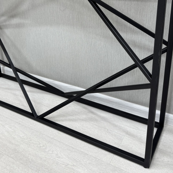 Decorative console LYRA made of ash wood