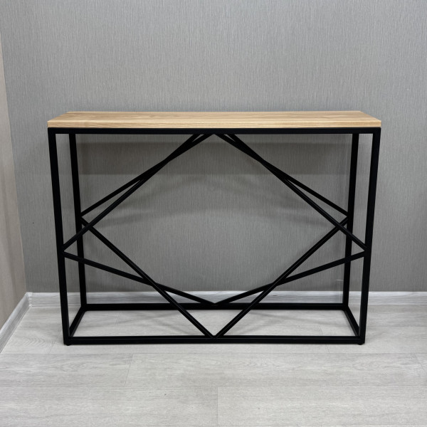 Decorative console LYRA made of ash wood
