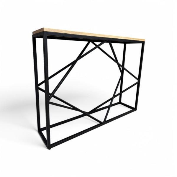 Decorative console LYRA made of ash wood
