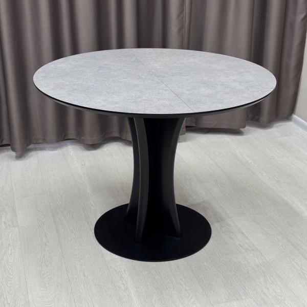  Dining round folding table Floret made of HPL