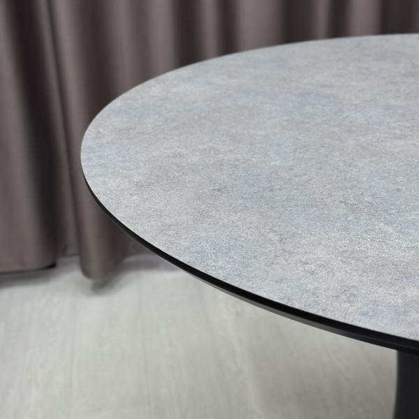 Dining round folding table Floret made of HPL