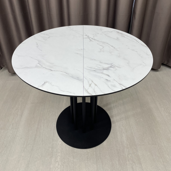  Dining round folding table Monako made of HPL