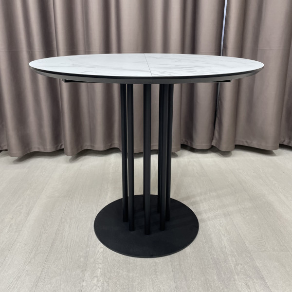  Dining round folding table Monako made of HPL