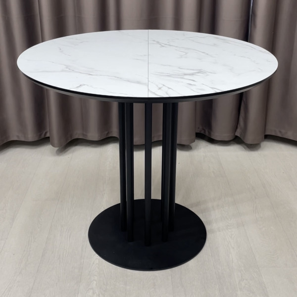  Dining round folding table Monako made of HPL
