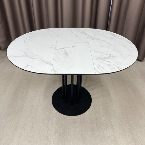  Dining round folding table Monako made of HPL