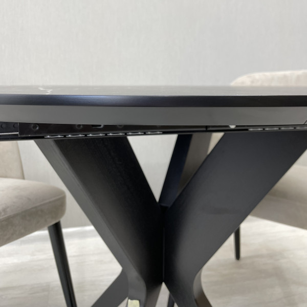Round folding table HPL NEO made of HPL