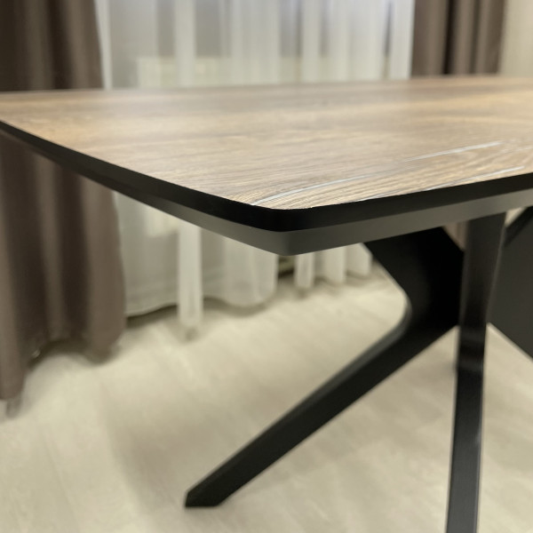 Rectangular folding dining table NEO made of HPL