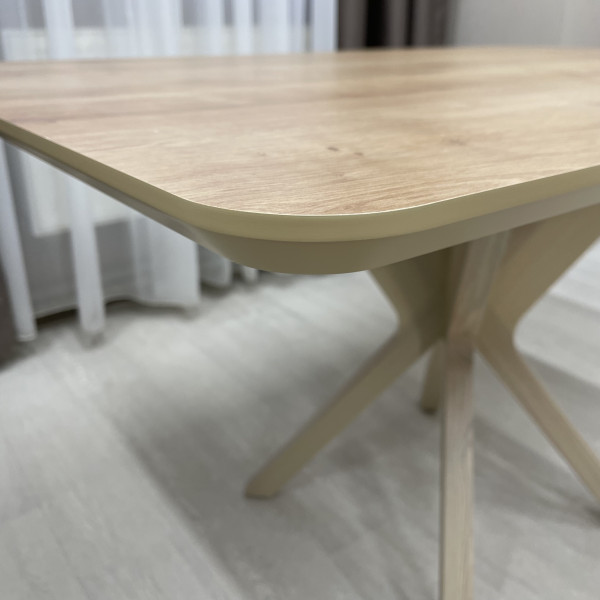 Rectangular folding dining table NEO made of HPL