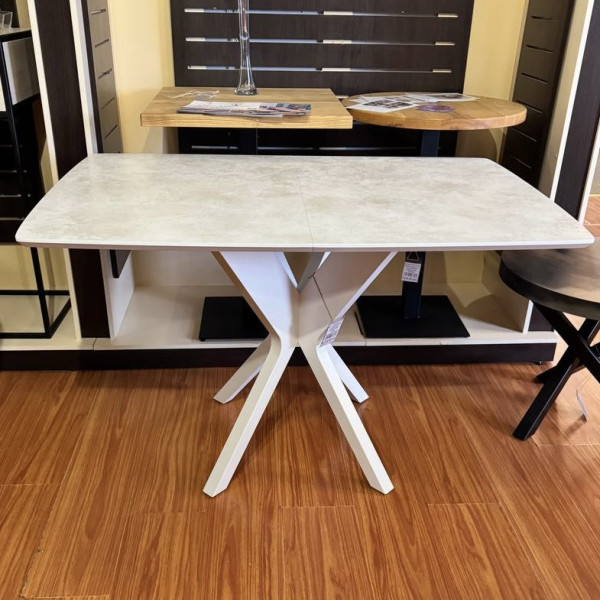 Rectangular folding dining table 1200*800+400 mm NEO made of HPL