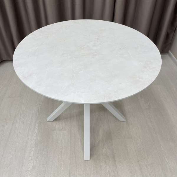 Round non-folding table NEO made of HPL