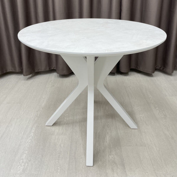 Round non-folding table NEO made of HPL