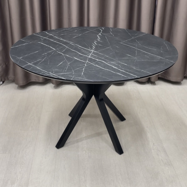Round non-folding table NEO made of HPL