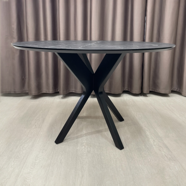 Round non-folding table NEO made of HPL