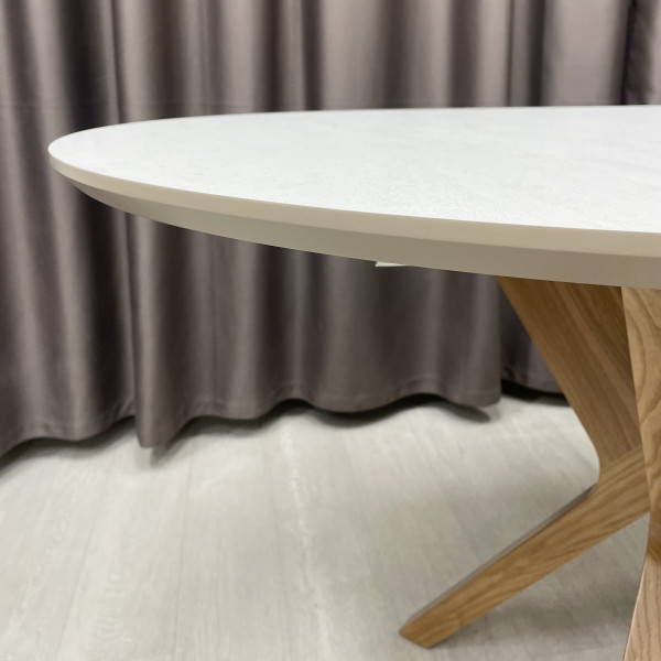 Round folding table HPL NEO made of HPL