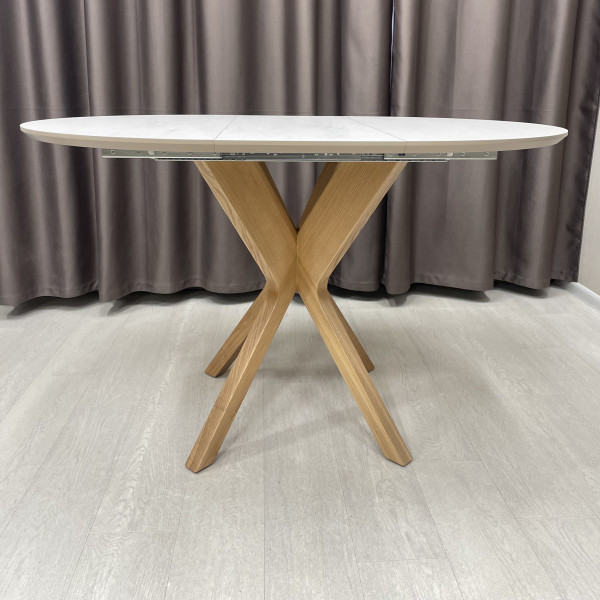 Round folding table HPL NEO made of HPL