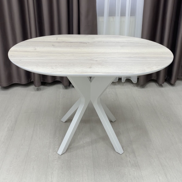Oval non-folding dining table NEO made of HPL