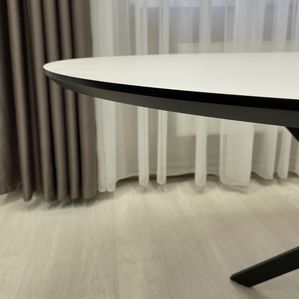  Dining round folding table NEO M made of HPL