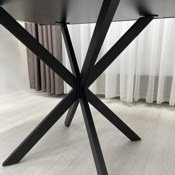  Dining round folding table NEO M made of HPL