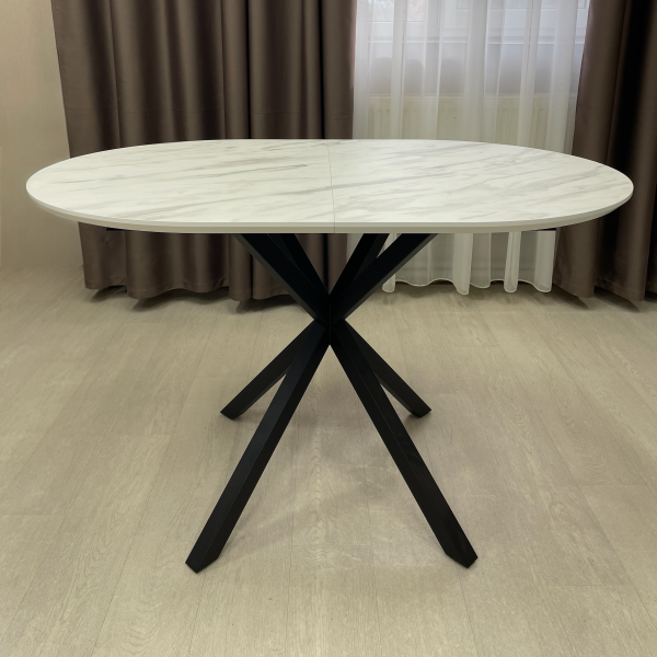 Oval folding dining table NEO M made of HPL