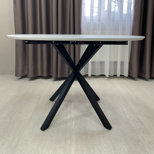 Oval folding dining table NEO M made of HPL