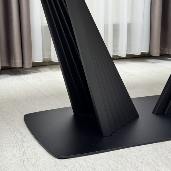 Dining rectangular folding table Nirvana made of compact laminate 