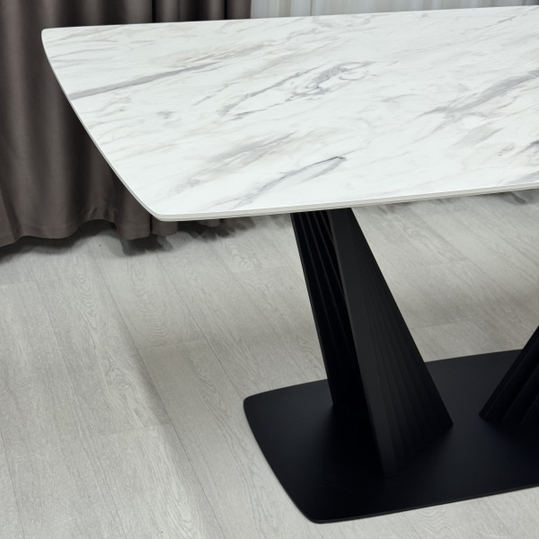 Dining rectangular folding table Nirvana made of compact laminate 