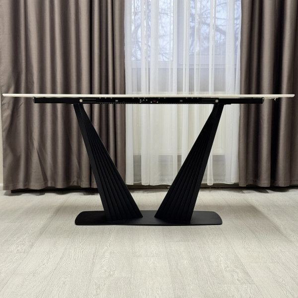 Dining rectangular folding table Nirvana made of compact laminate 