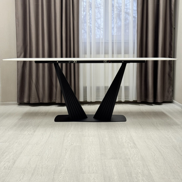 Dining rectangular folding table Nirvana made of compact laminate 