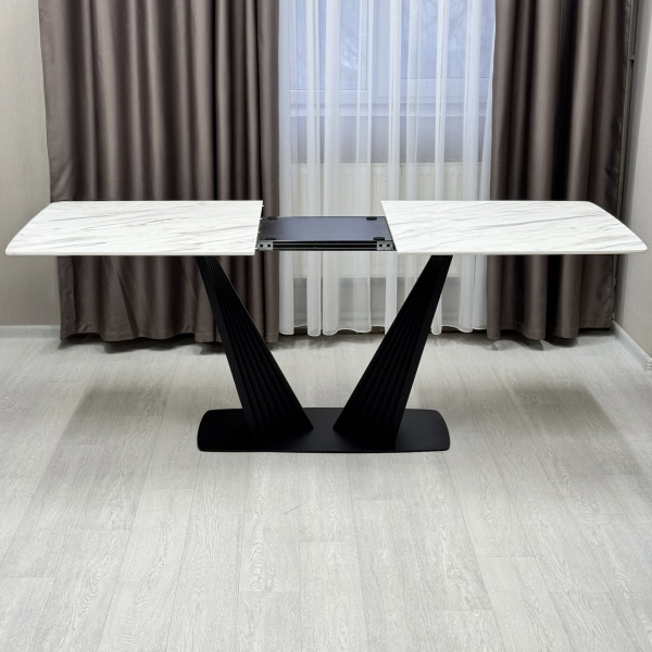 Dining rectangular folding table Nirvana made of compact laminate 