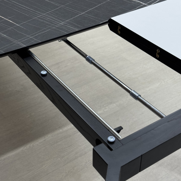 Rectangular folding dining table ONYX made of HPL