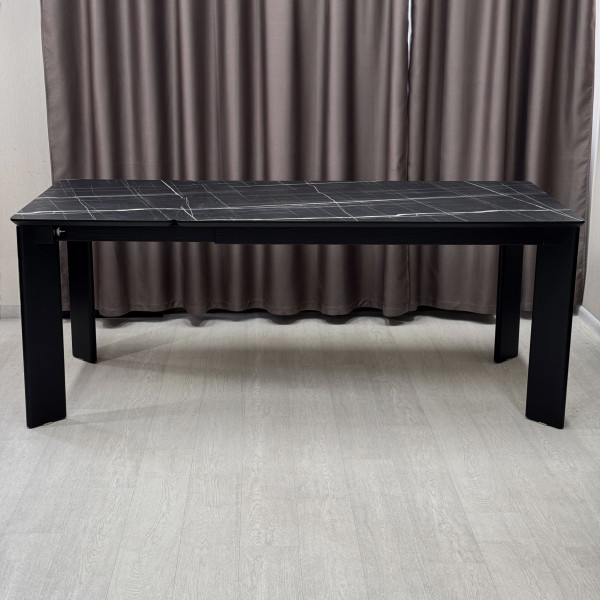 Rectangular folding dining table ONYX made of HPL