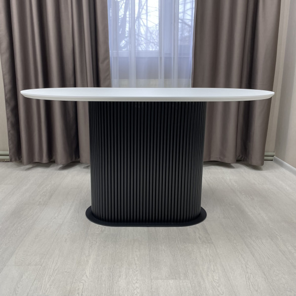 Oval dining table B-WOOD made of HPL