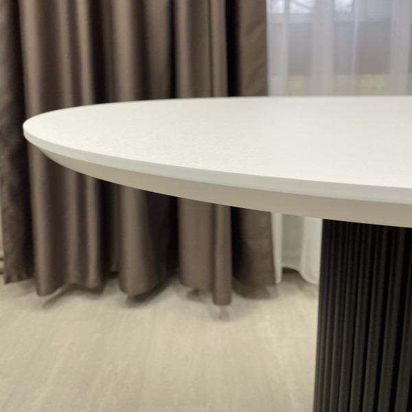 Oval dining table B-WOOD made of HPL