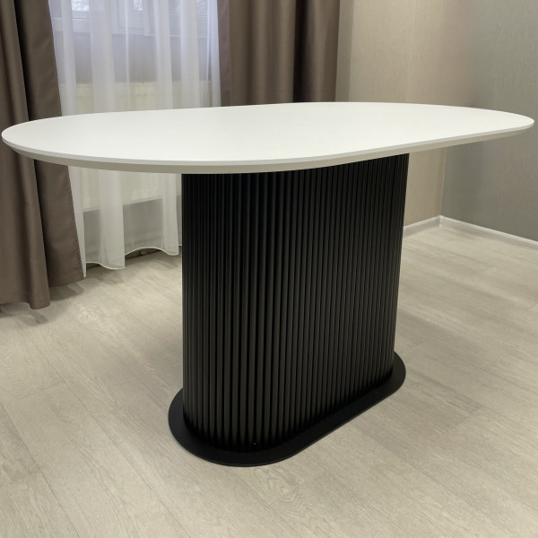 Oval dining table B-WOOD made of HPL
