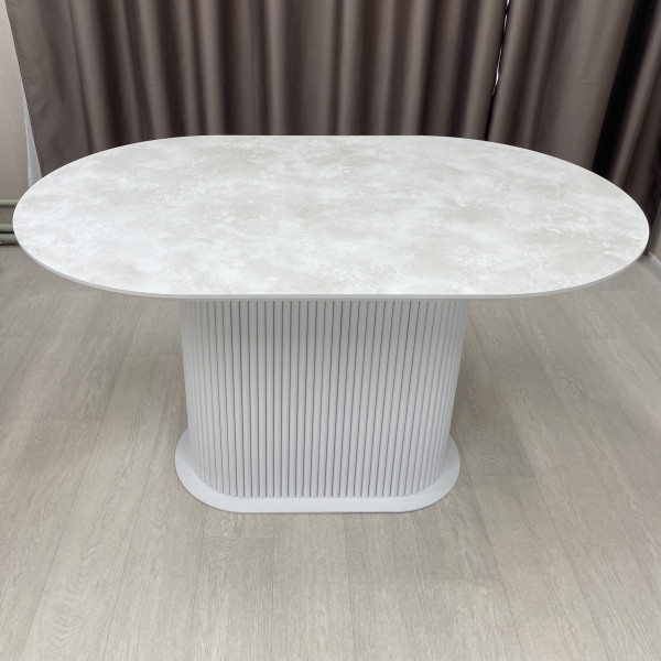 Oval dining table B-WOOD made of HPL