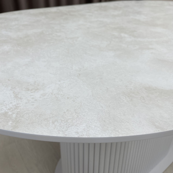 Oval dining table B-WOOD made of HPL