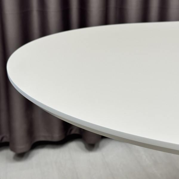 Oval folding dining table B-WOOD made of HPL