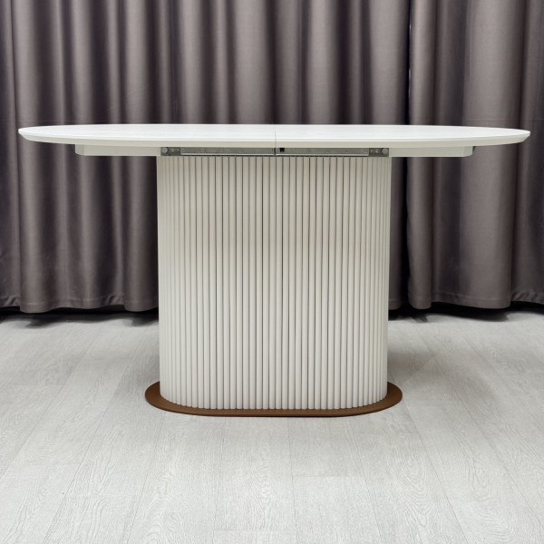 Oval folding dining table B-WOOD made of HPL