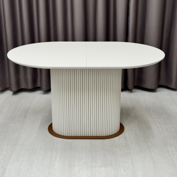 Oval folding dining table B-WOOD made of HPL