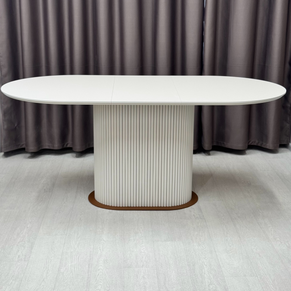 Oval folding dining table B-WOOD made of HPL