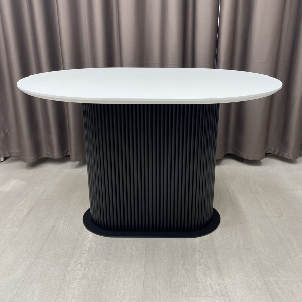 Oval dining table B-WOOD made of HPL