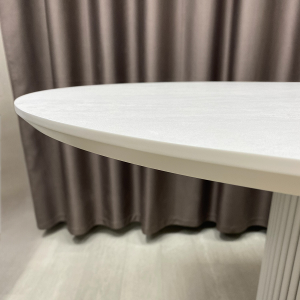 Oval dining table B-WOOD made of HPL