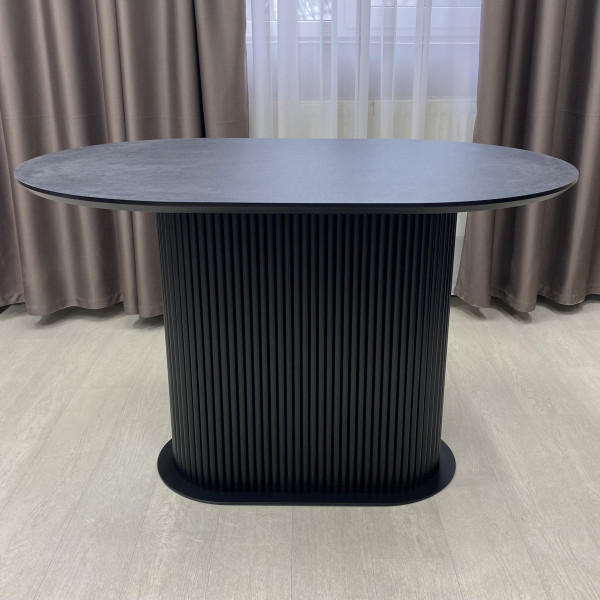 Oval dining table B-WOOD made of HPL