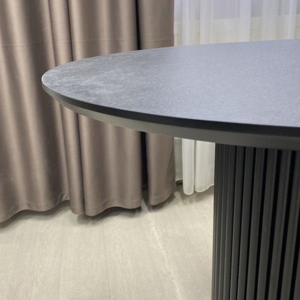 Oval dining table B-WOOD made of HPL