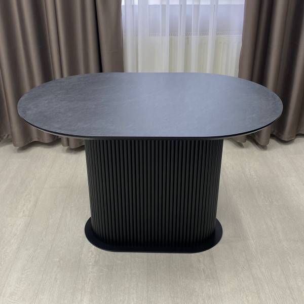 Oval dining table B-WOOD made of HPL