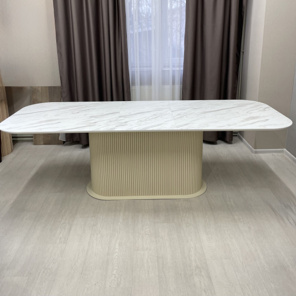 Rectangular folding dining table B-WOOD made of HPL