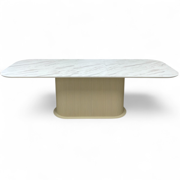 Rectangular folding dining table B-WOOD made of HPL