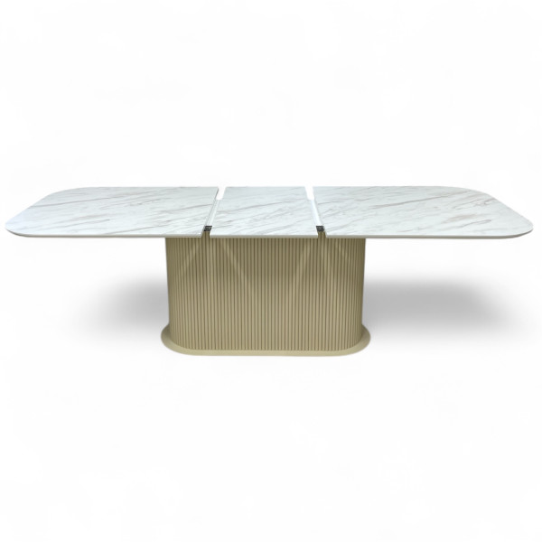 Rectangular folding dining table B-WOOD made of HPL