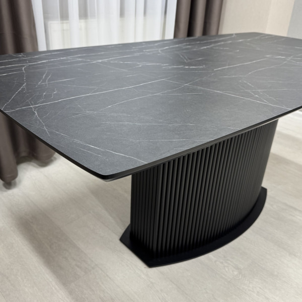 Dining rectangular folding table SHARK made of HPL